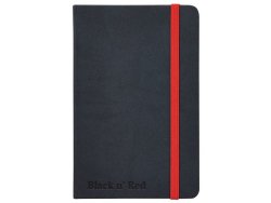 Ant.bok OXFORD Black nRed A5 hard linj