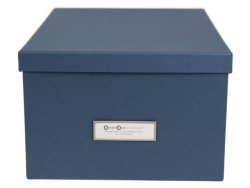 Frvaringsbox m.lock kartong bl