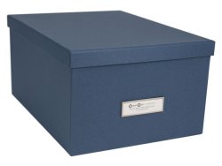 Frvaringsbox m.lock kartong bl