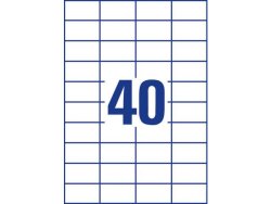 Etikett AVERY 52,5x29,7mm 4000st/fp