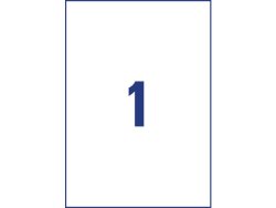 Etikett AVERY magnetic sign A4 vit 5/FP