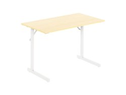 Fllbord 1200x500x715x18 ljus bjrk/vit