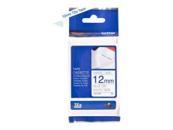 Tape BROTHER TZEFA3 12mm bl p vit
