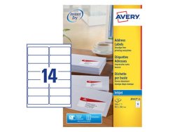 Etikett AVERY 99,1x38,1mm QuickDRY 350st/fp