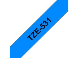 Tape BROTHER TZE531 12mm svart p bl