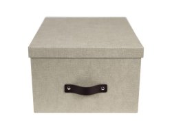 Frvaringsbox m.lock kartong linne