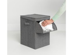 Tvttkorg BRABANTIA stapelbar 35L svart
