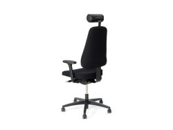 Kontorsstol LD6340 komplett svart