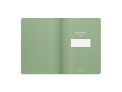 Anteckningsbok BURDE Deluxe A5 grn