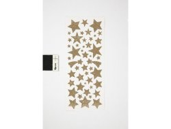 Glitterstickers guld stjrnor 110/fp