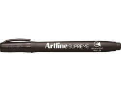 Mrkpenna ARTLINE Supreme rund 1mm svart
