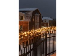 Ljusslinga 400 amber LED 8,78m svart