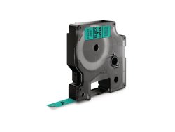 Tape DYMO D1 9mm svart p grn