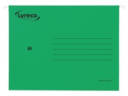 Hngmapp LYRECO premium A4 grn 25/fp