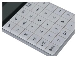 Bordsrknare LYRECO 1589 12 siffror vit