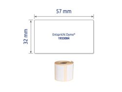 Etikett AVERY 57x32mm H/DUTY LAB  400st/fp