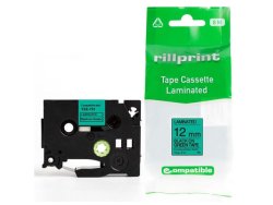 Tape 12mm TZe-731 svart p grn