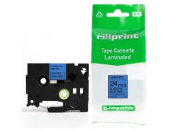 Tape 24mm TZe-551 svart p bl