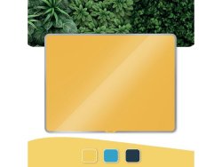 Glastavla LEITZ Cosy gul 80x60cm