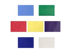 Silkespapper 50x70cm m�rkbl� 25 ark/fp