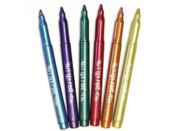 Fiberpennor Glitter 6/FP