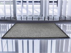 Entrmatta Anti slip 120x180cm svart-vit