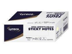 Notes Premium ZZ 75x75mm gul 12/FP