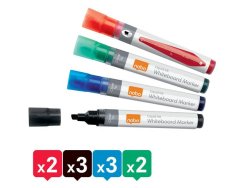 Whiteboardpenna NOBO Liq sned mix 10/FP