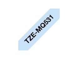 Tape BROTHER TZEMQ531 12mm Svart p Bl