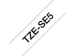 Tape BROTHER TZESE5 24mm svart p vit