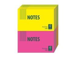 Notes 76x127mm sort. frger 12-p