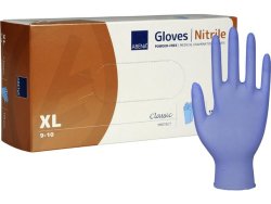 Nitrilhandske puderfri bl� XL 150/fp