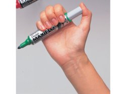 Whiteboardpenna PENTEL Maxiflo rund grö