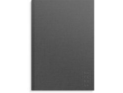 Ant.bok BURDE A4 textil linj mrkgr