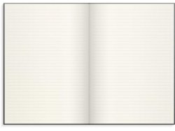 Ant.bok BURDE A4 textil linj mrkgr