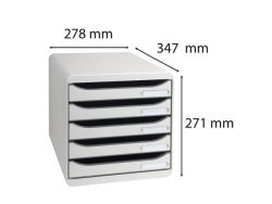 Blankettbox EXACOMPTA BIGBOX 5 ldor gr