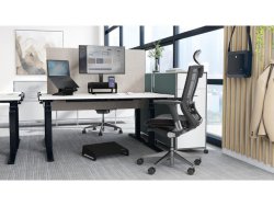 Bildskrmsstll FELLOWES Breyta Svart