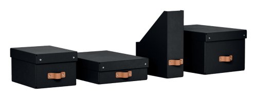 Tidskriftssamlare Leitz Puro svart 2/fp