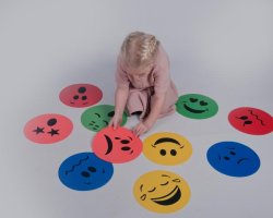 Markeringsplattor K�nslor 10 st