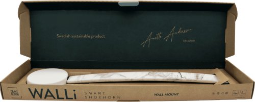 Skohorn WALLi vit/vit marmor