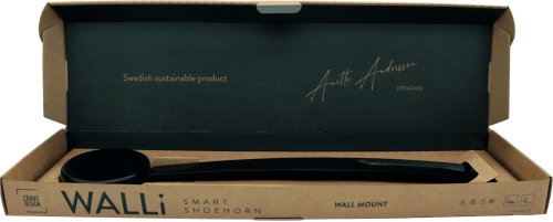 Skohorn WALLi svart/svart