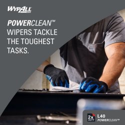 Torkduk WypAll PowerClean L40 Extra 56ark/fp
