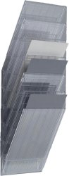 Blankettfack Flexiboxx A4L 6-fack klar