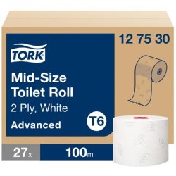 Toalettpapper TORK Adv T6 2-lag 27/FP