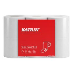 Toalettpapper KATRIN Basic 640 42rl/fp, 80m/rl