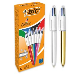 Kulpenna BIC 4 Colours SHINE 1mm