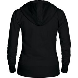 Hoodie zip TEXSTAR WC03 dam svart L