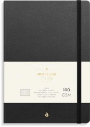 Anteckningsbok BURDE Deluxe A5 svart