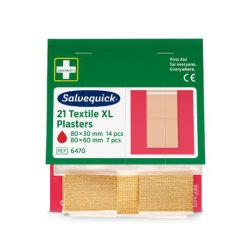 Pl�ster refill textil extra stora 21/fp