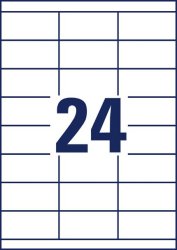 Etikett AVERY Premium 70x33,8mm 2400/FP